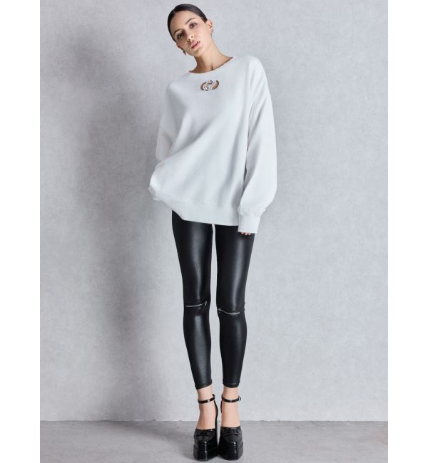 GYDA「GGアンクルストラップチャンキーヒールパンプス」|パンプス|