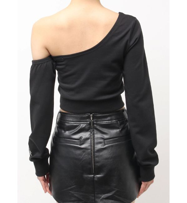 GYDA「MIS UNDERSTOODワンショルショートトップス」|Tシャツ・カットソー|