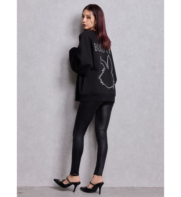 GYDA「BUDDYED BUNNY STUDS BIGプルオーバー」|スウェット・ジャージ|