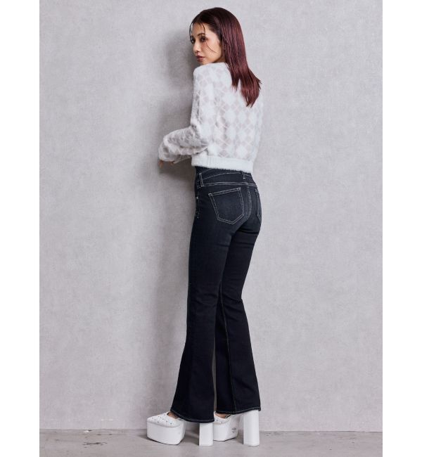 GYDA「Argyll patternミニシャギーニットカーディガン」|カーディガン|