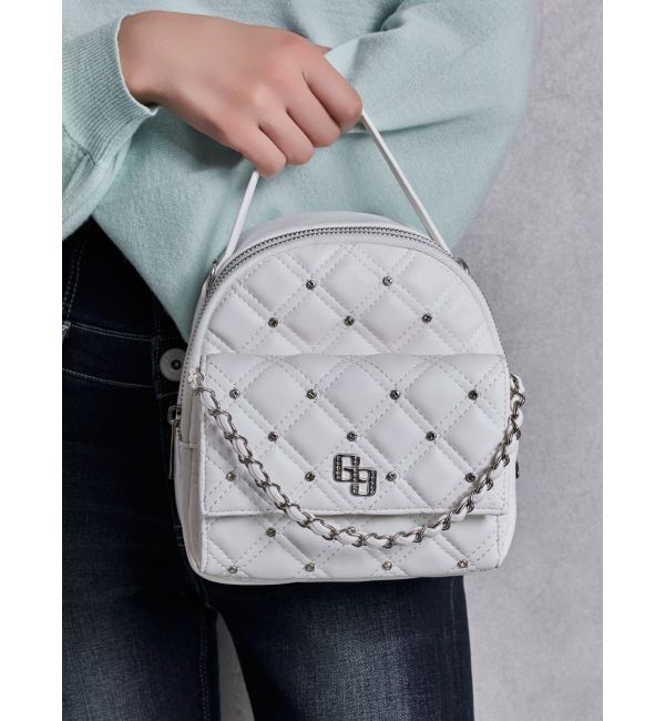 GYDA「GG bijou キルティング5WAYミニリュック」|その他|オフホワイト