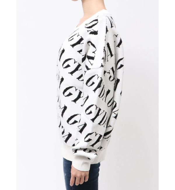 GYDA「GYDA SLANT PATTERNニットトップス」|ニット・セーター|