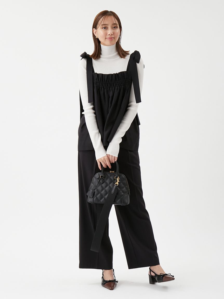 Mila Owen「【セットアイテム】ペプラムキャミブラウス&times;パンツ SET UP」|ワンピース|