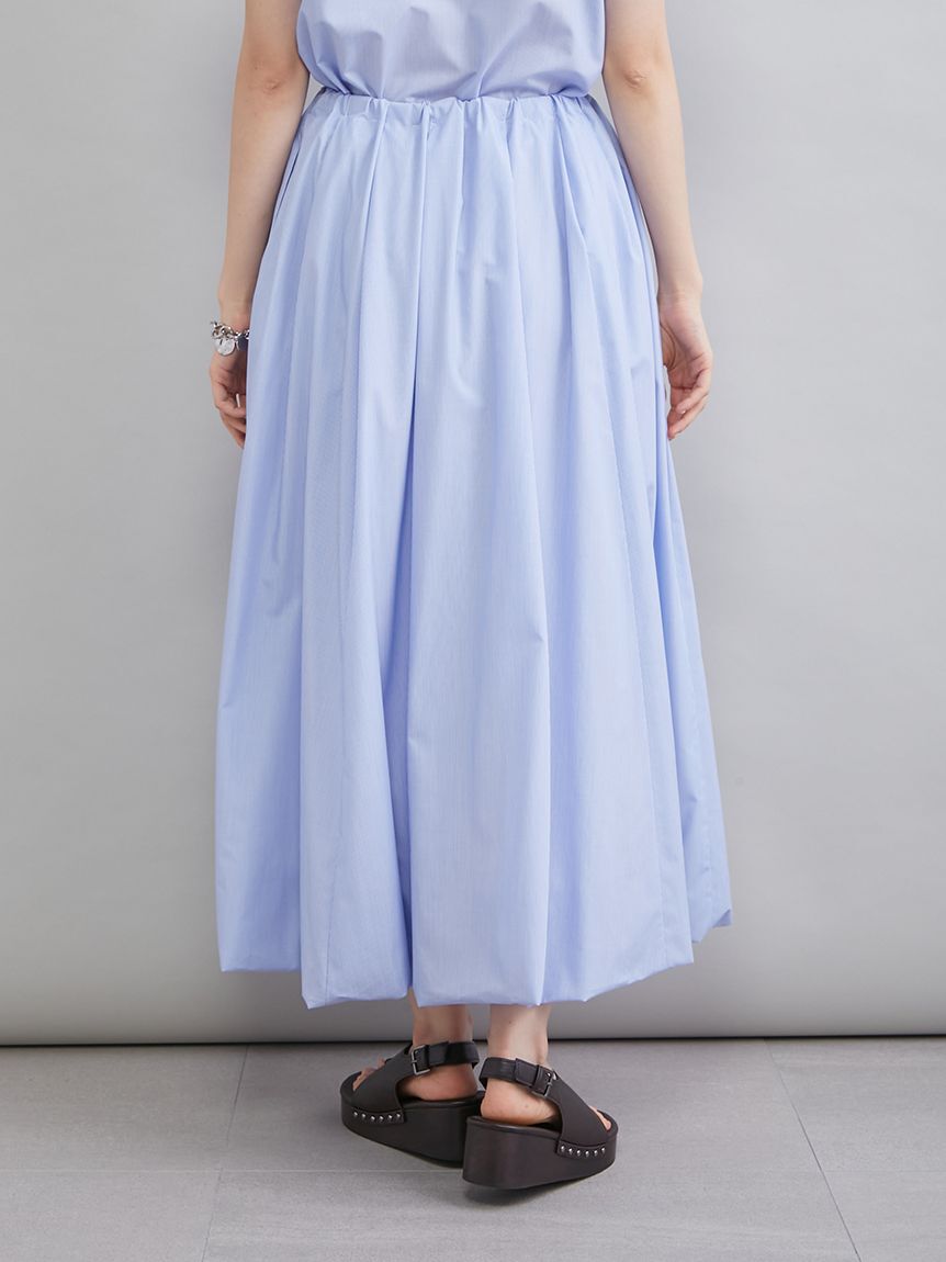 Mila Owen「ストライプセパレートバルーンシャツワンピース」|ワンピース|