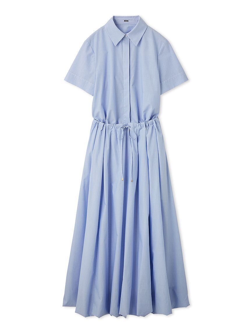 Mila Owen「ストライプセパレートバルーンシャツワンピース」|ワンピース|