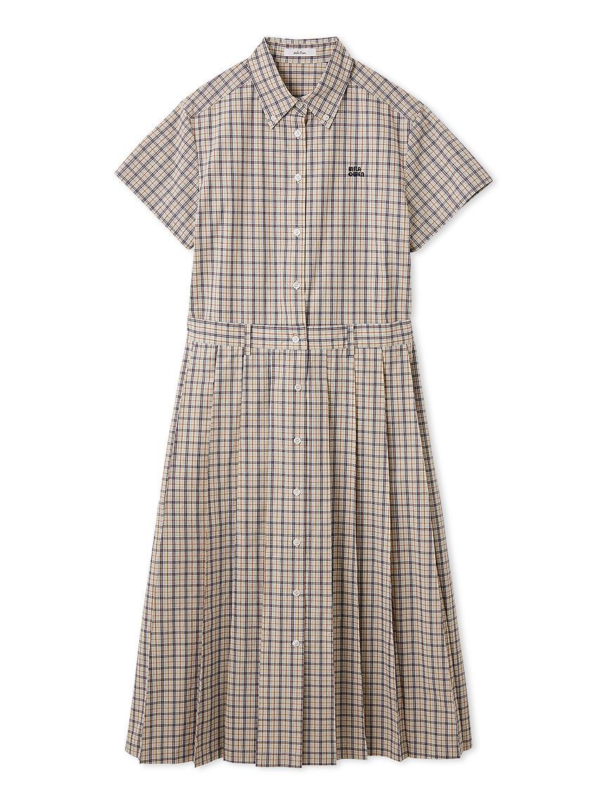 Mila Owen「プリーツシャツワンピース」|ワンピース|