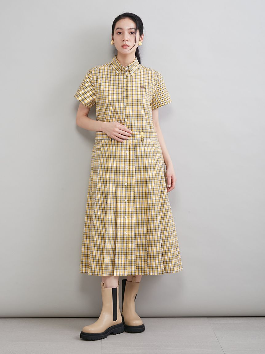 Mila Owen「プリーツシャツワンピース」|ワンピース|