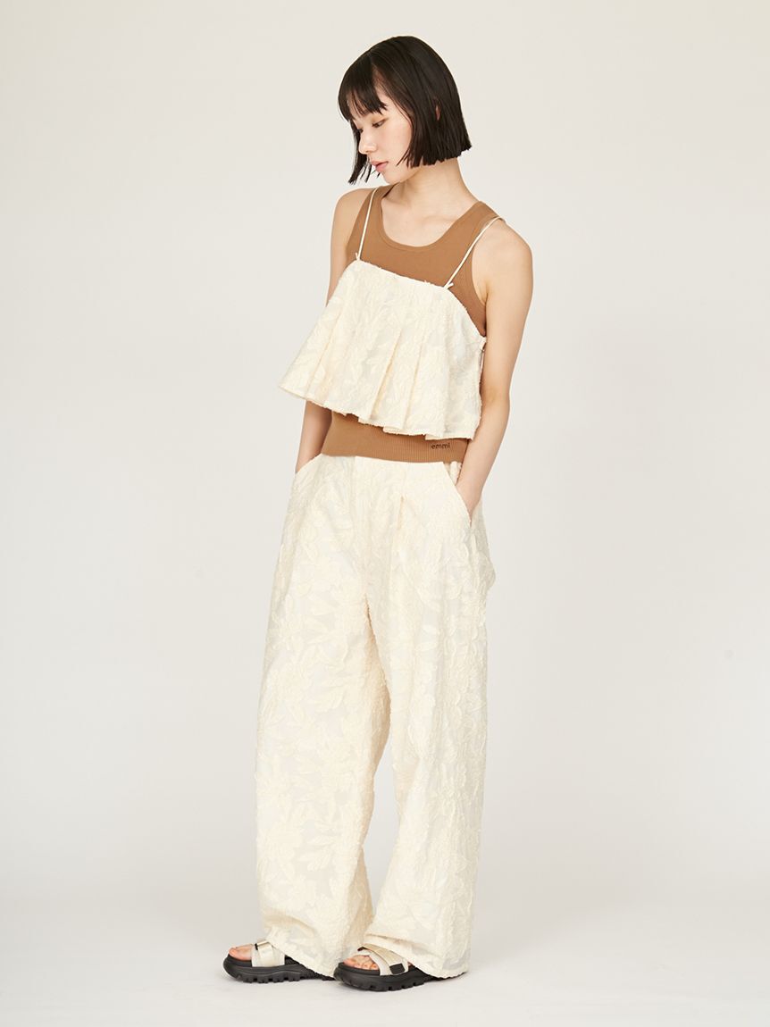 emmi atelier「タックビスチェ」|ベスト・ジレ|