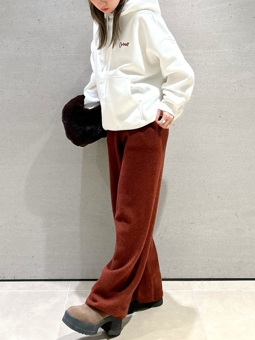 emmi「【ONLINE限定】【emmi&times;GOOD ROCK SPEED】カレッジワイドボディフーディ」|スウェット・ジャージ|