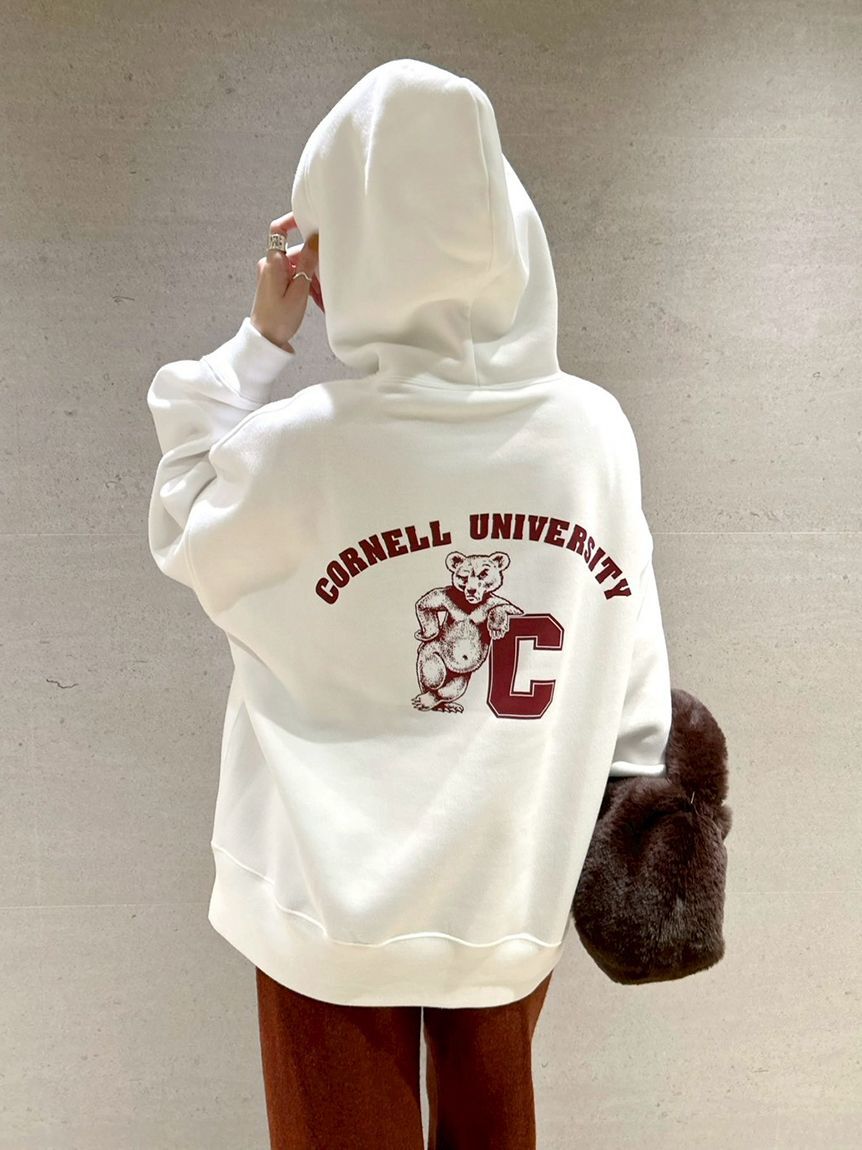 emmi「【ONLINE限定】【emmi&times;GOOD ROCK SPEED】カレッジワイドボディフーディ」|スウェット・ジャージ|