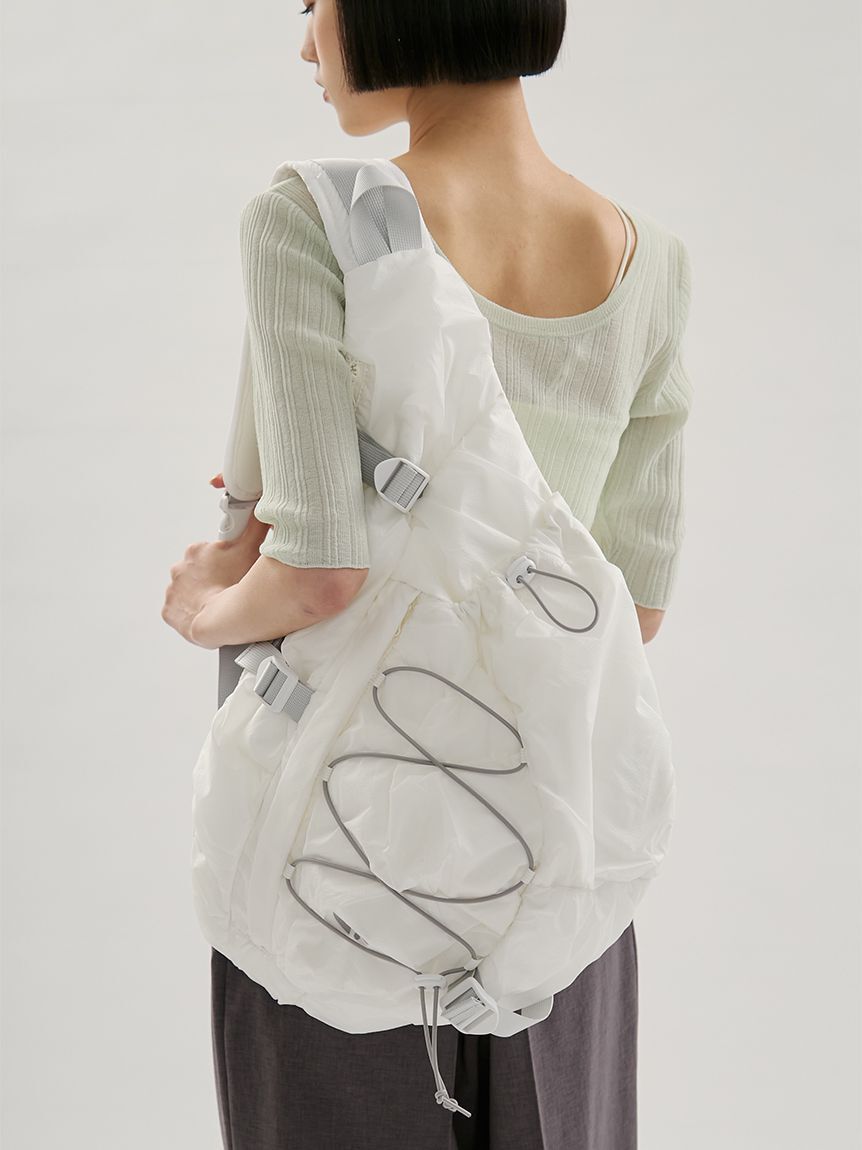 emmi atelier「【em】ワンショルダーボディーバッグ」|その他|WHT