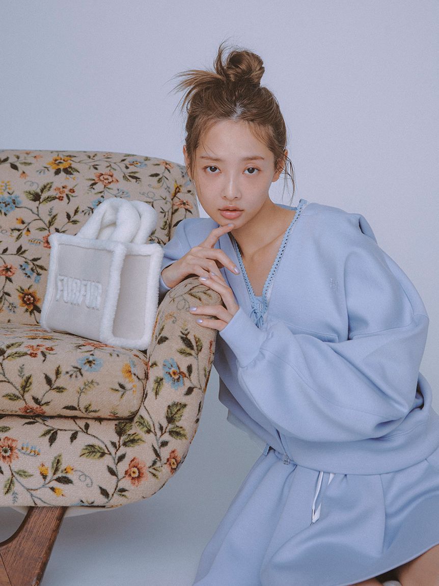 FURFUR「【WEB・一部店舗限定カラー】ムートンロゴトートバッグ」|トートバッグ|