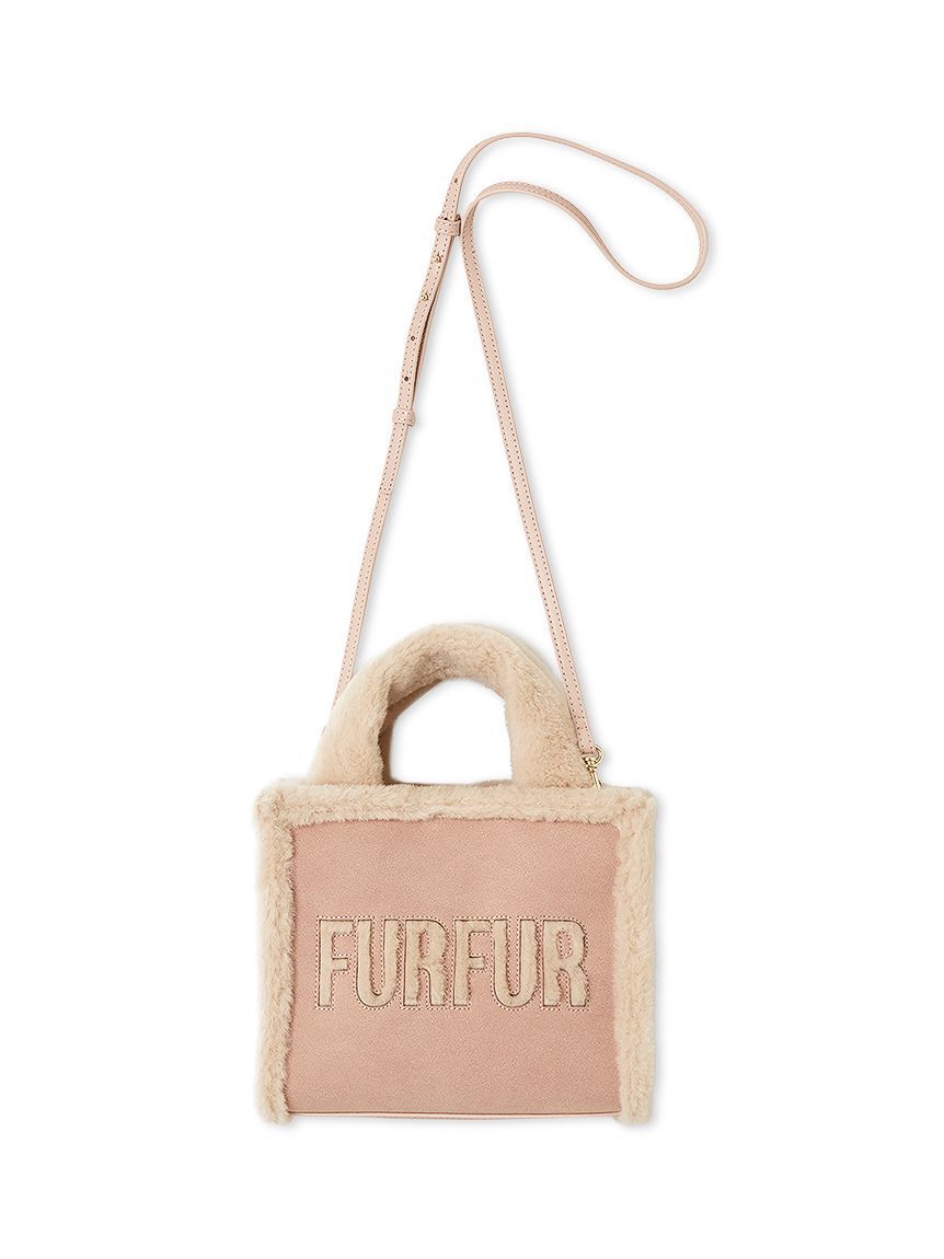 FURFUR「【WEB・一部店舗限定カラー】ムートンロゴトートバッグ」|トートバッグ|