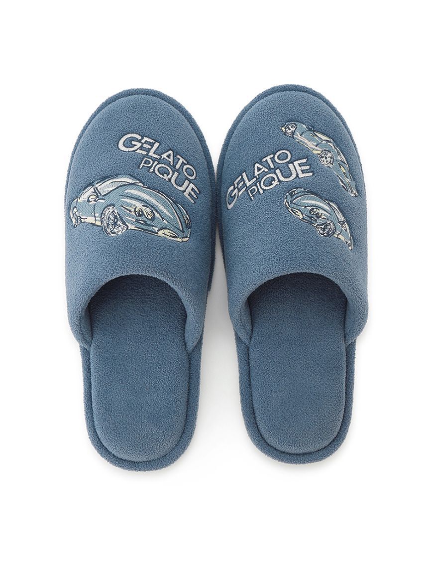 GELATO PIQUE HOMME「【HOMME】エアリーモコスタービークルモチーフルームシューズ」|ルームシューズ|