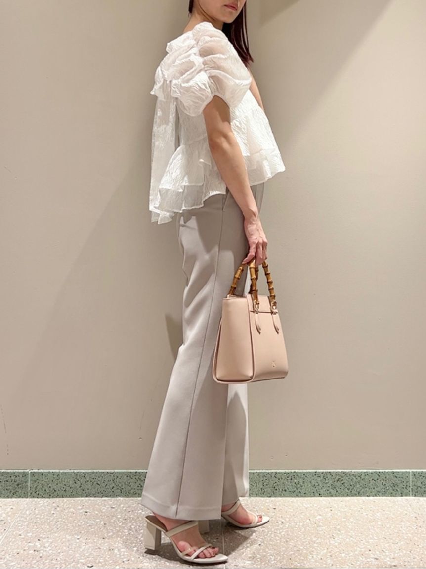 SNIDEL「美脚ストレッチパンツ」|チノ|