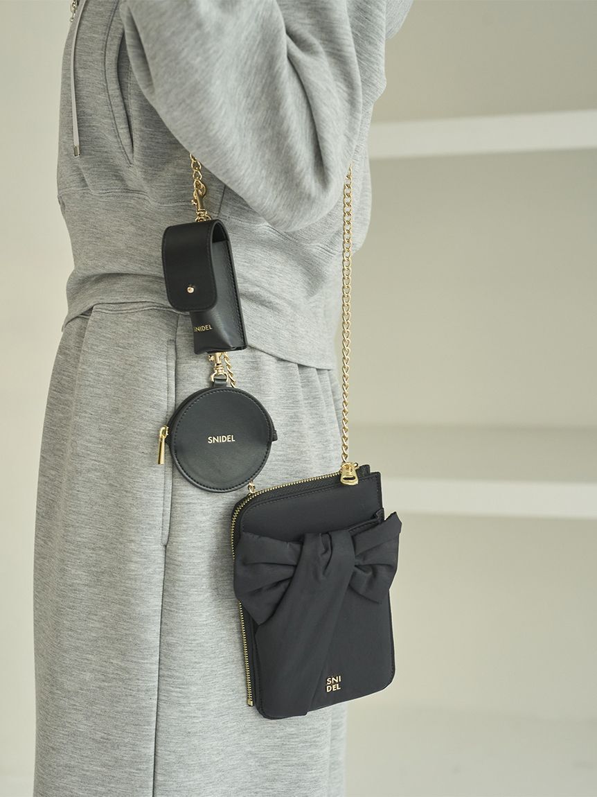 SNIDEL「【WEB限定カラーあり】パフィーリボンミニショルダー」|ショルダー・メッセンジャー|