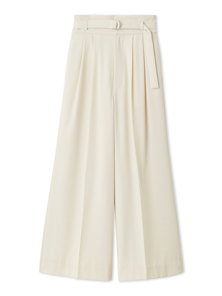 SNIDEL「スタイルアップベルティッドワイドパンツ」|チノ|