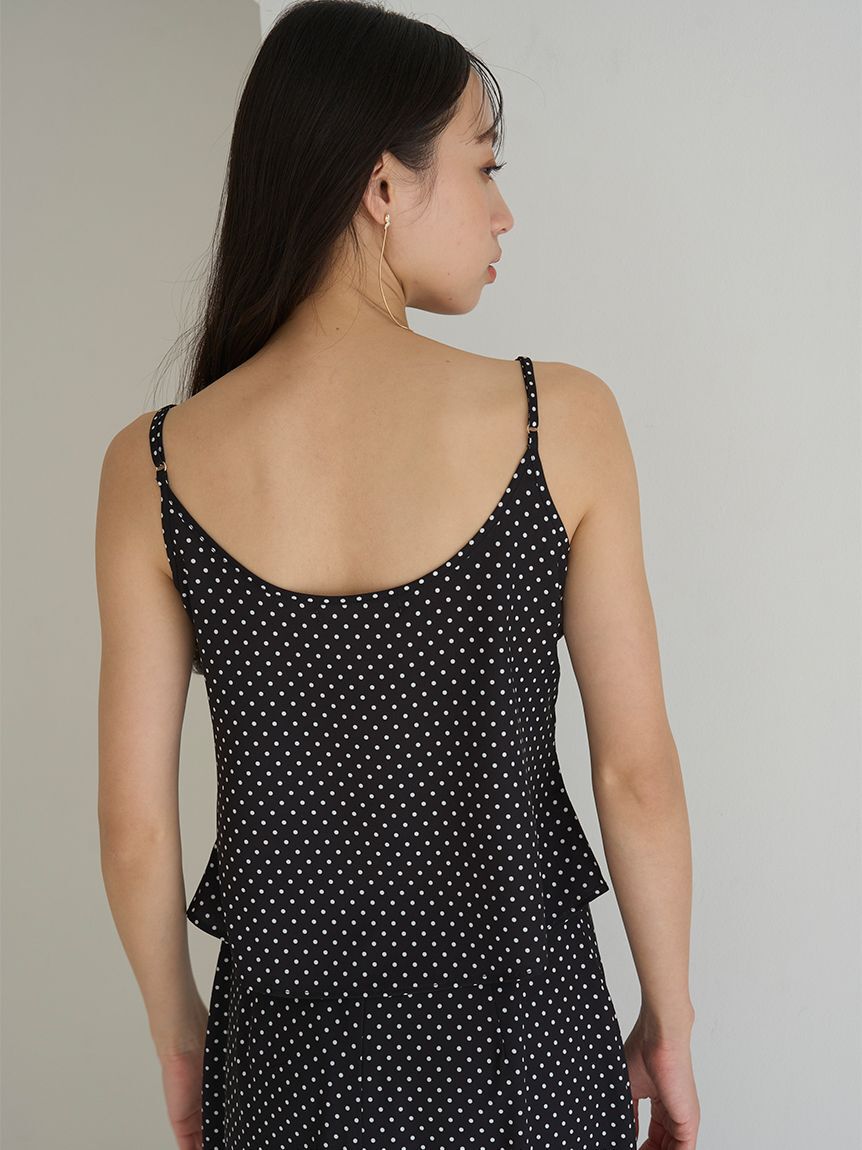 SNIDEL「フリルトリムキャミソール」|キャミソール|