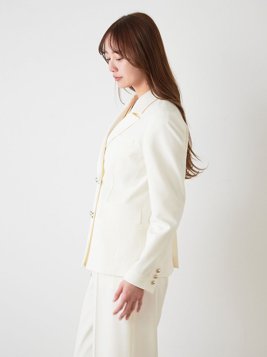 SNIDEL「Sustainableダブルブレストジャケット」|テーラードジャケット|