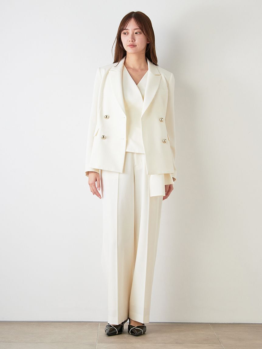 SNIDEL「Sustainableダブルブレストジャケット」|テーラードジャケット|