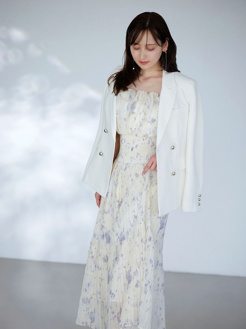 SNIDEL「Sustainableダブルブレストジャケット」|テーラードジャケット|