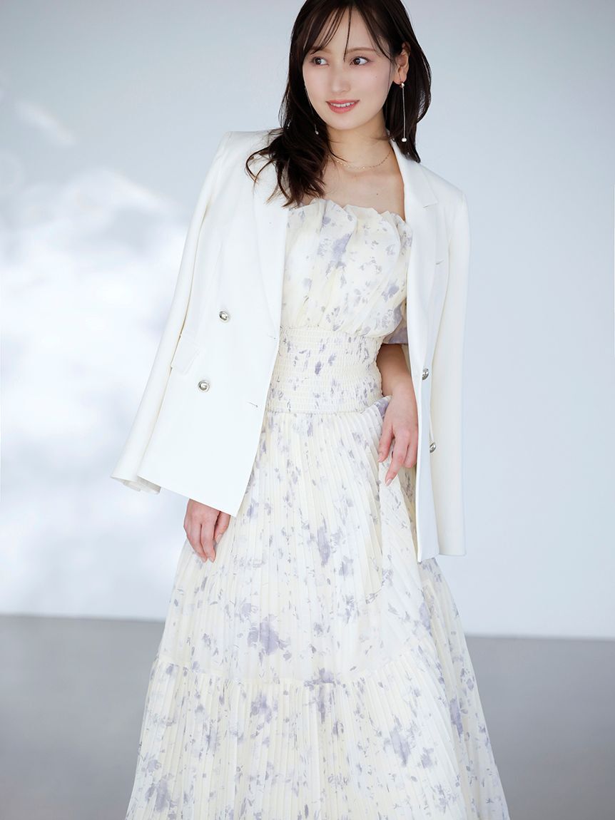 SNIDEL「Sustainableダブルブレストジャケット」|テーラードジャケット|