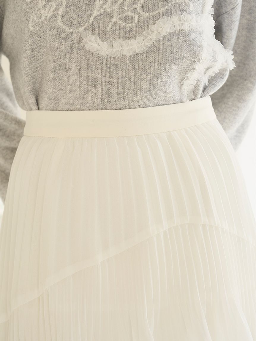 SNIDEL「Sustainableプリーツティアードスカート【SWFS261070 追加生産分】」|スカート|