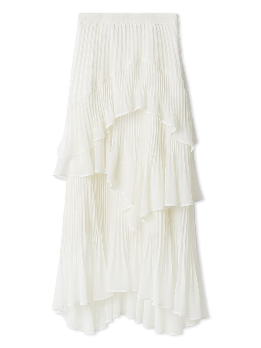 SNIDEL「Sustainableプリーツティアードスカート【SWFS261070 追加生産分】」|スカート|