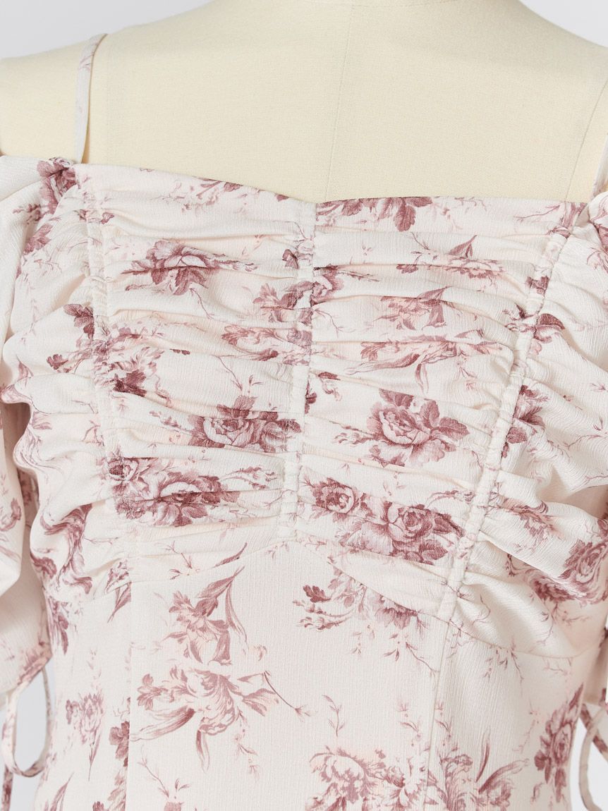 SNIDEL「【WEB限定/ROSE Collection】ROSEプリントワンピース」|ワンピース|