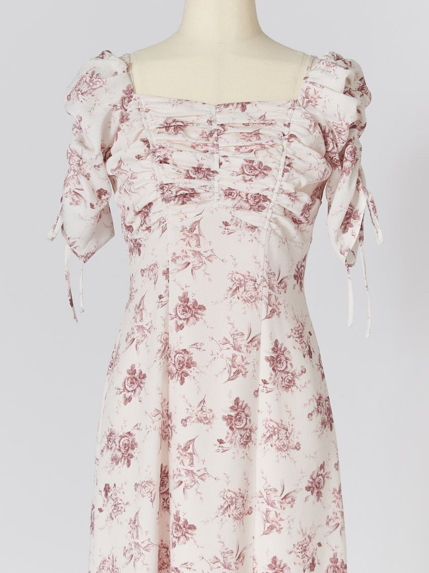 SNIDEL「【WEB限定/ROSE Collection】ROSEプリントワンピース」|ワンピース|