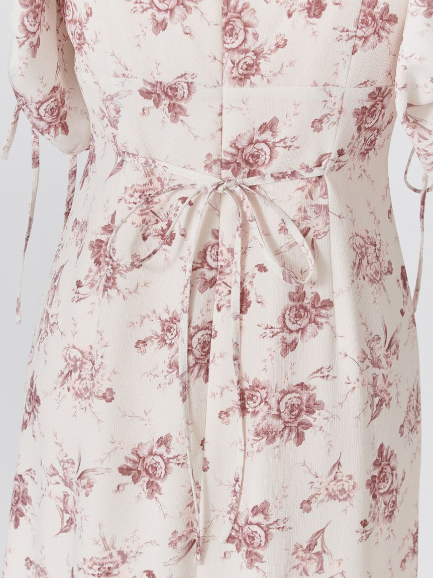 SNIDEL「【WEB限定/ROSE Collection】ROSEプリントワンピース」|ワンピース|