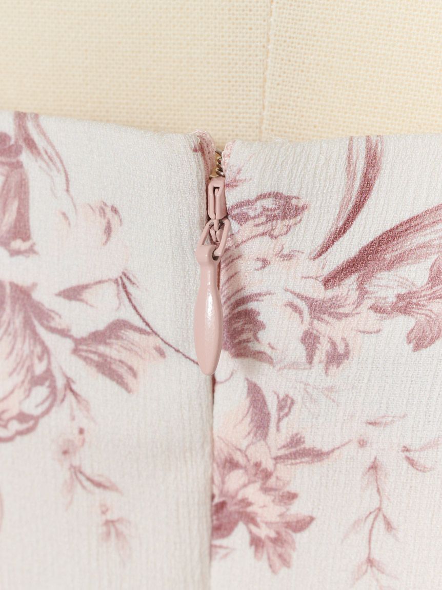 SNIDEL「【WEB限定/ROSE Collection】ROSEプリントワンピース」|ワンピース|