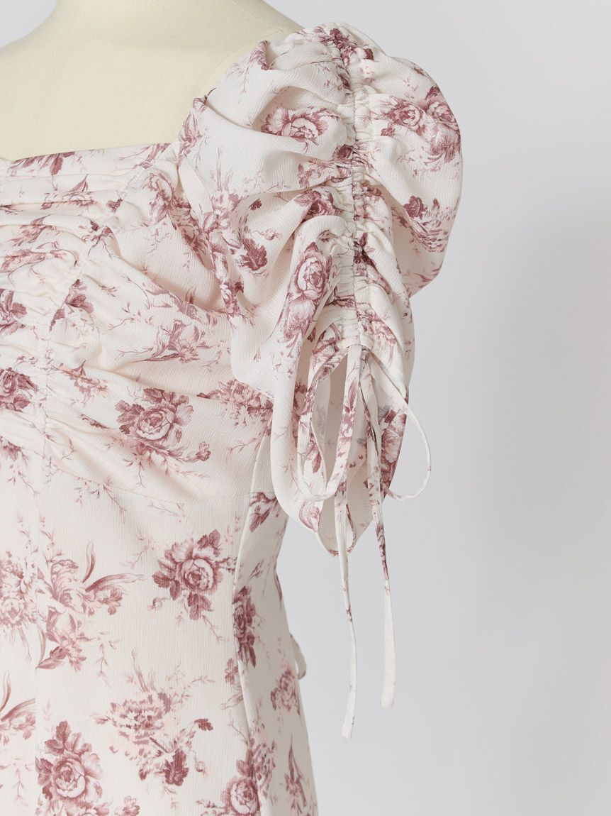 SNIDEL「【WEB限定/ROSE Collection】ROSEプリントワンピース」|ワンピース|