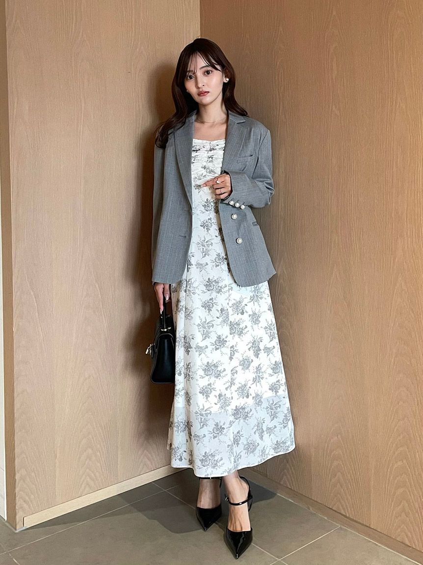 SNIDEL「【WEB限定/ROSE Collection】ROSEプリントワンピース」|ワンピース|