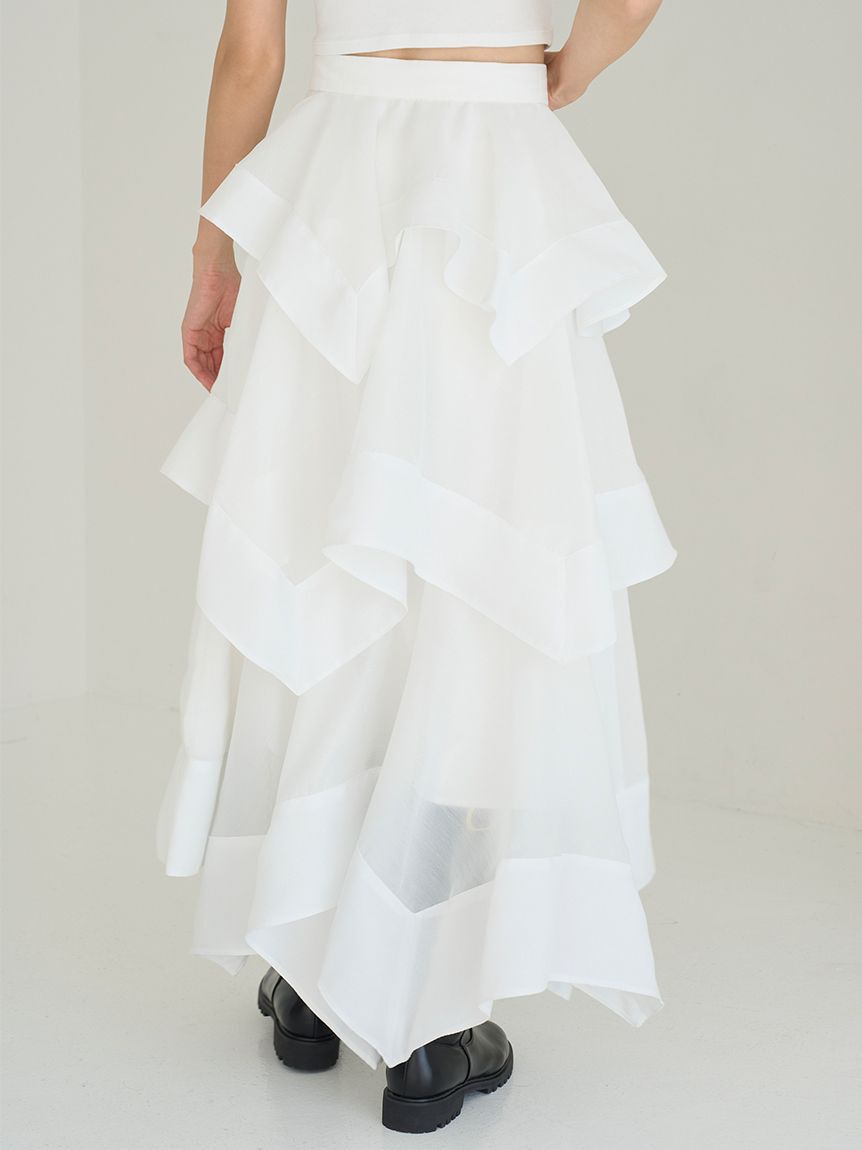 SNIDEL「イレヘムティアードスカート」|スカート|