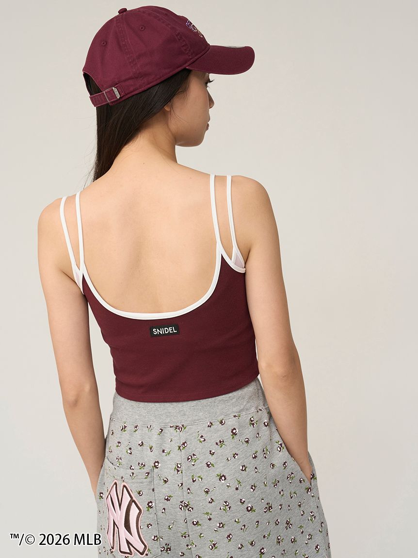 SNIDEL「【MLB】レイヤードカップイントップス」|Tシャツ・カットソー|