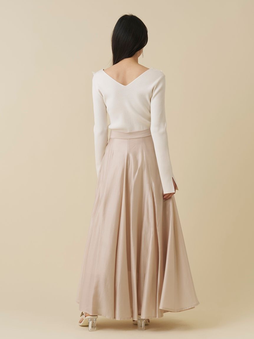 SNIDEL「シアーフレアスカート」|スカート|