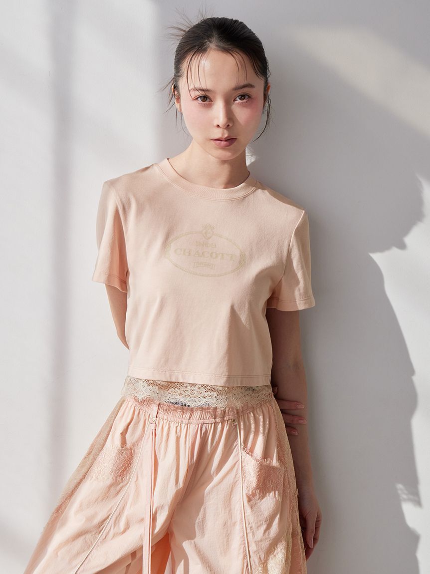 SNIDEL「【Chacott】コラボレーストリムTシャツ」|Tシャツ・カットソー|