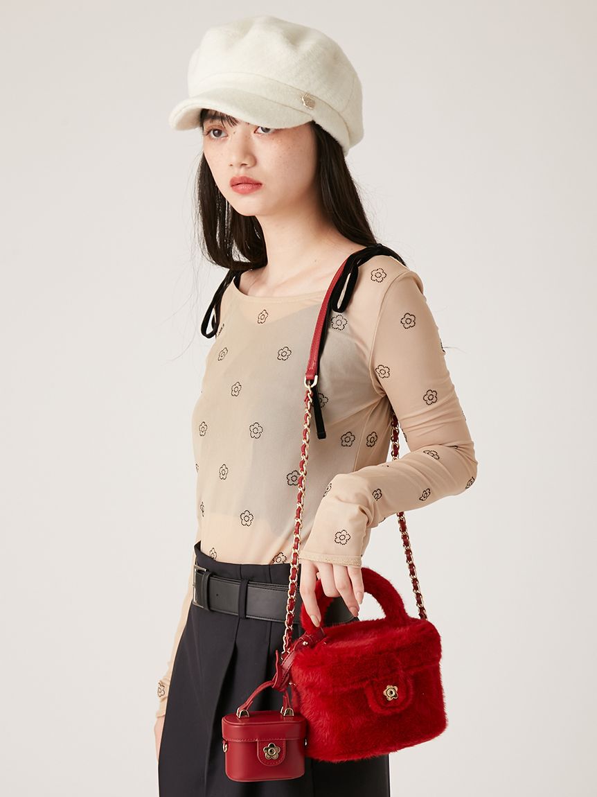 LILY BROWN「【LILY BROWN&times;MARY QUANT】デイジーミニバニティポーチ」|ポーチ|