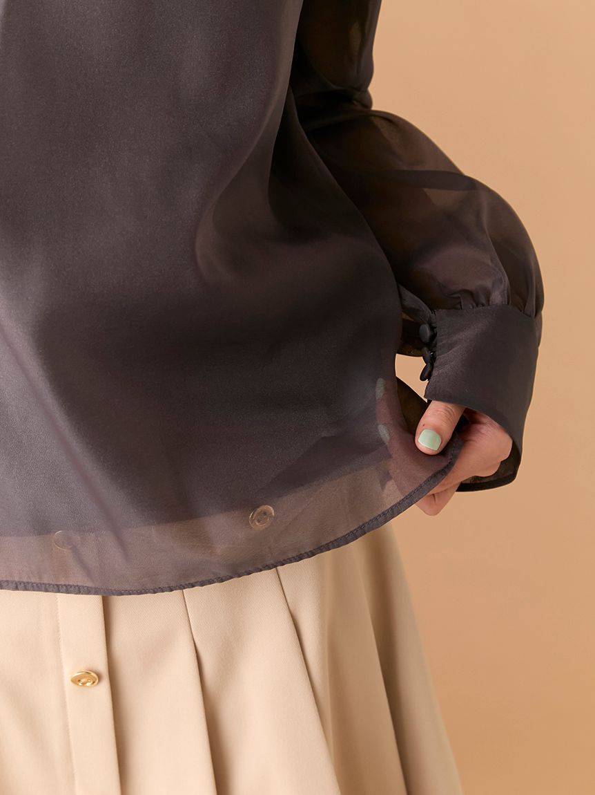 LILY BROWN「ビックボウタイブラウス」|シャツ・ブラウス|