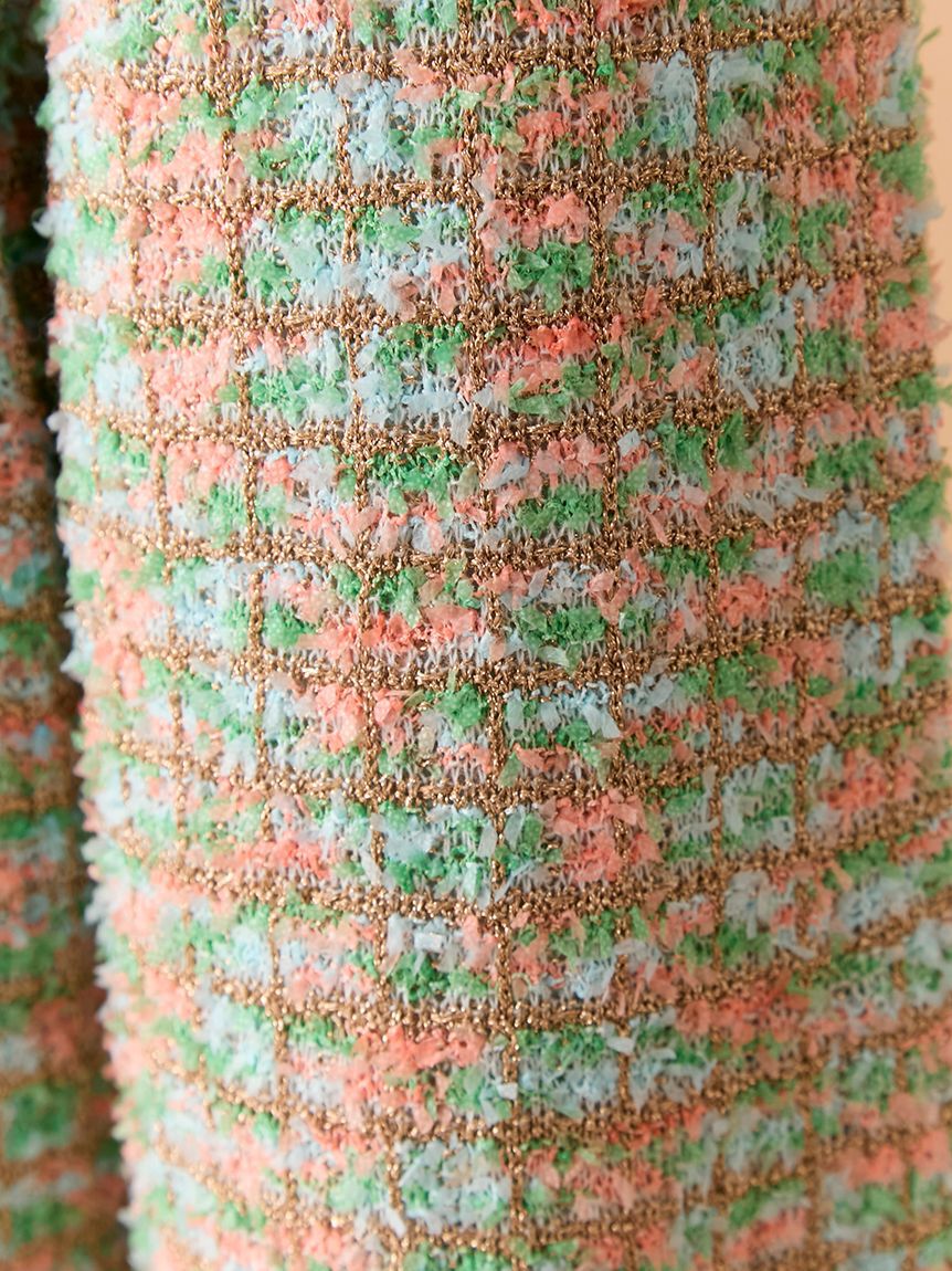 LILY BROWN「ツイードニットワイドパンツ」|その他|