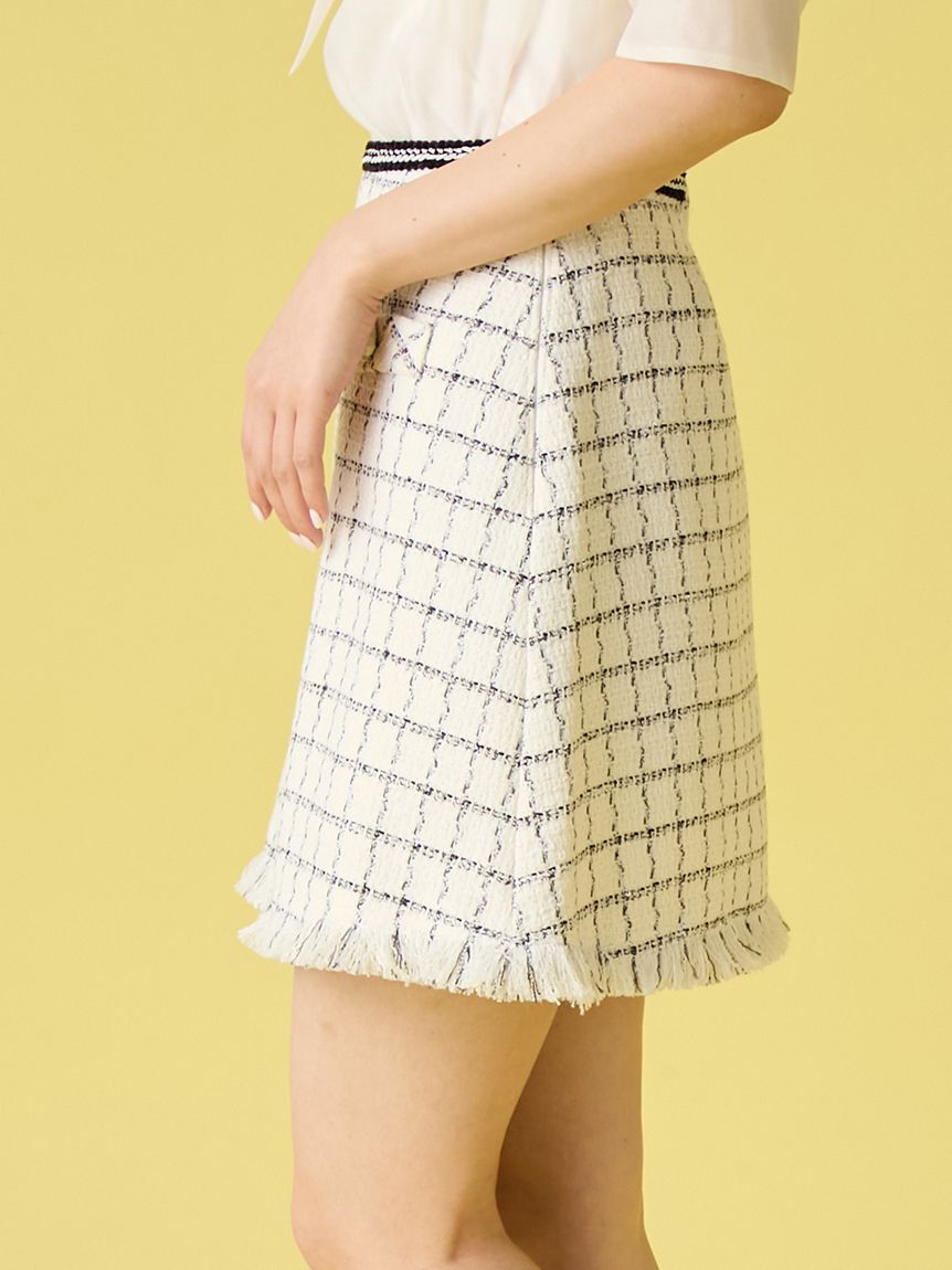 LILY BROWN「ツイードミニスカート」|スカート|