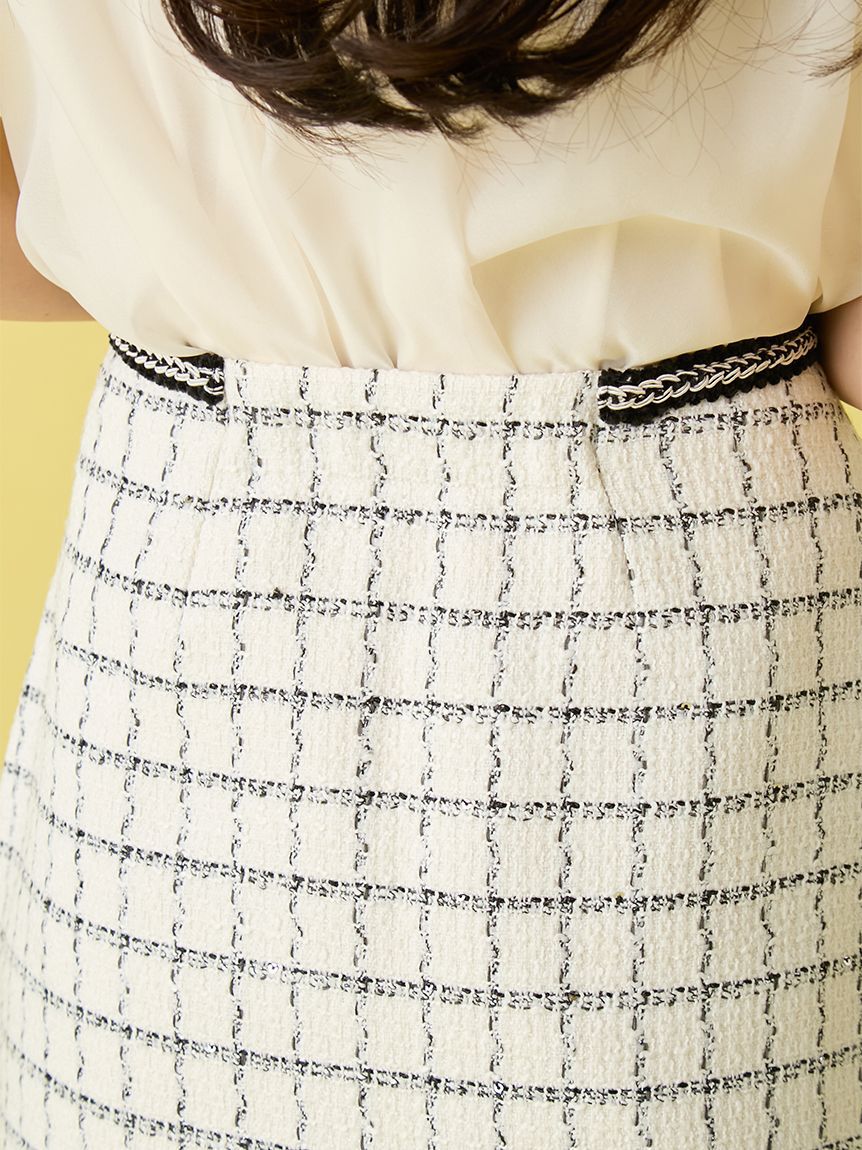 LILY BROWN「ツイードミニスカート」|スカート|