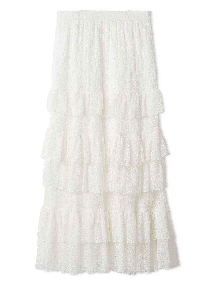 LILY BROWN「ステップフリルシアースカート」|スカート|