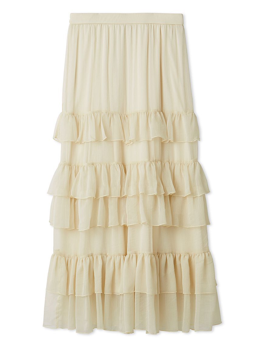 LILY BROWN「ステップフリルシアースカート」|スカート|