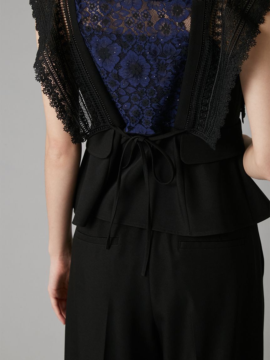 LILY BROWN「スイッチングレースブラウス」|シャツ・ブラウス|