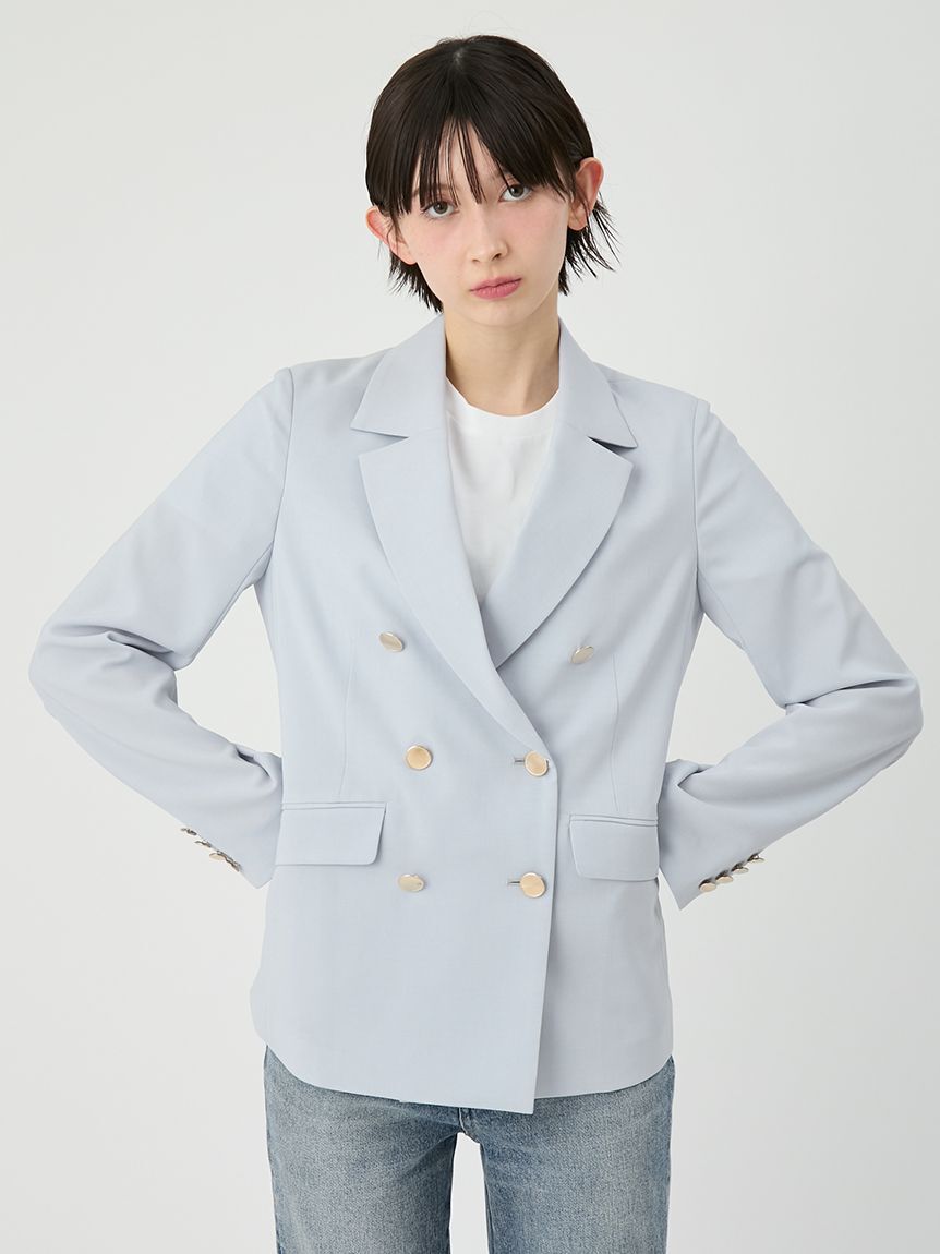 LILY BROWN「アンコンダブルブレストジャケット」|テーラードジャケット|LBLU
