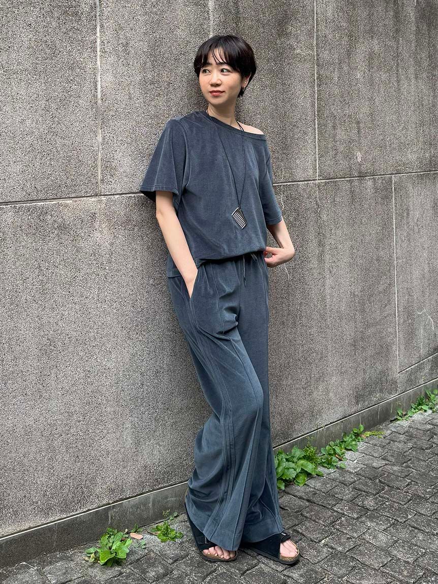 styling/「【WEB限定カラーあり】【セットアップ対応】ドローコードベロアパンツ」|その他|