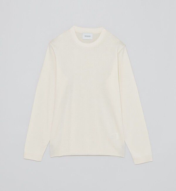 MACKINTOSH PHILOSOPHY「18Gコットン天竺 クルーネックロンT」|ニット・セーター|オフホワイト