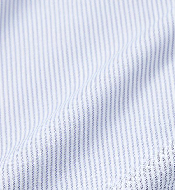 MACKINTOSH PHILOSOPHY「トロッター トリコットジャージー半袖ボタンダウンシャツ  無地/ストライプ」|シャツ・ブラウス|